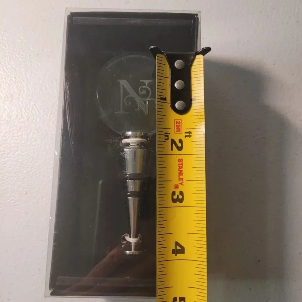 Michaels Initial “N” Wine Stopper|Monogram Bottle Stopper|Giftable Bar Accessory